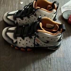 Nike Black and Orange Sneakers